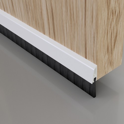 White pvc draught excluder - pvc,
