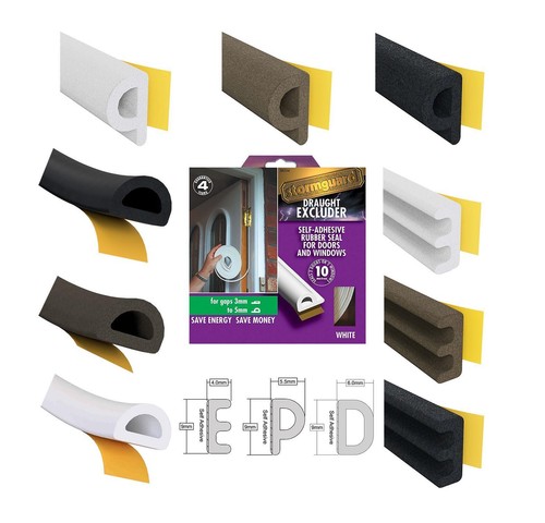 Epdm d rubber draught - rubber,